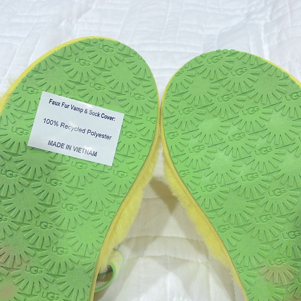 Ugg Fluff Yeah Pineapple Stuffie Slides (Girl) 🍍 - Picture 6 of 6